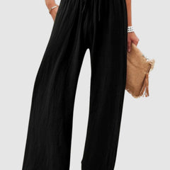 Olwen wide leg pants - Black