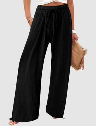 Olwen wide leg pants - Black