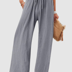 Olwen wide leg pants - Grey
