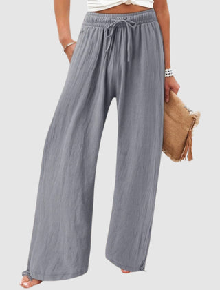 Olwen wide leg pants - Grey