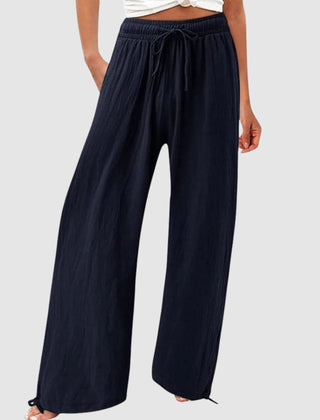 Olwen wide leg pants - Navy