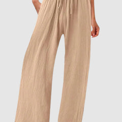 Olwen wide leg pants - Khaki
