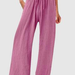 Olwen wide leg pants - Pink