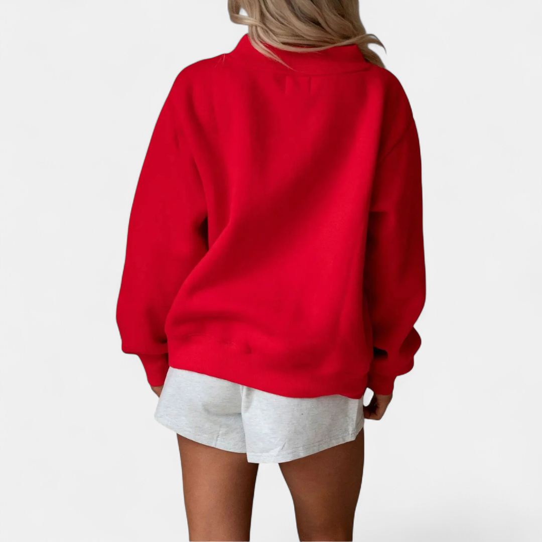 THEODORA™ – Cozy Ribbed Turtleneck Pullover