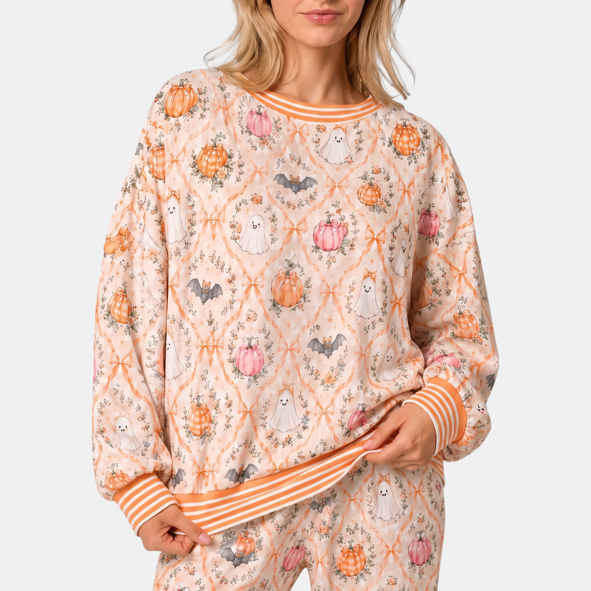 Women's Pajama Sets Long Sleeve Jogger Two Piece Lounge Set