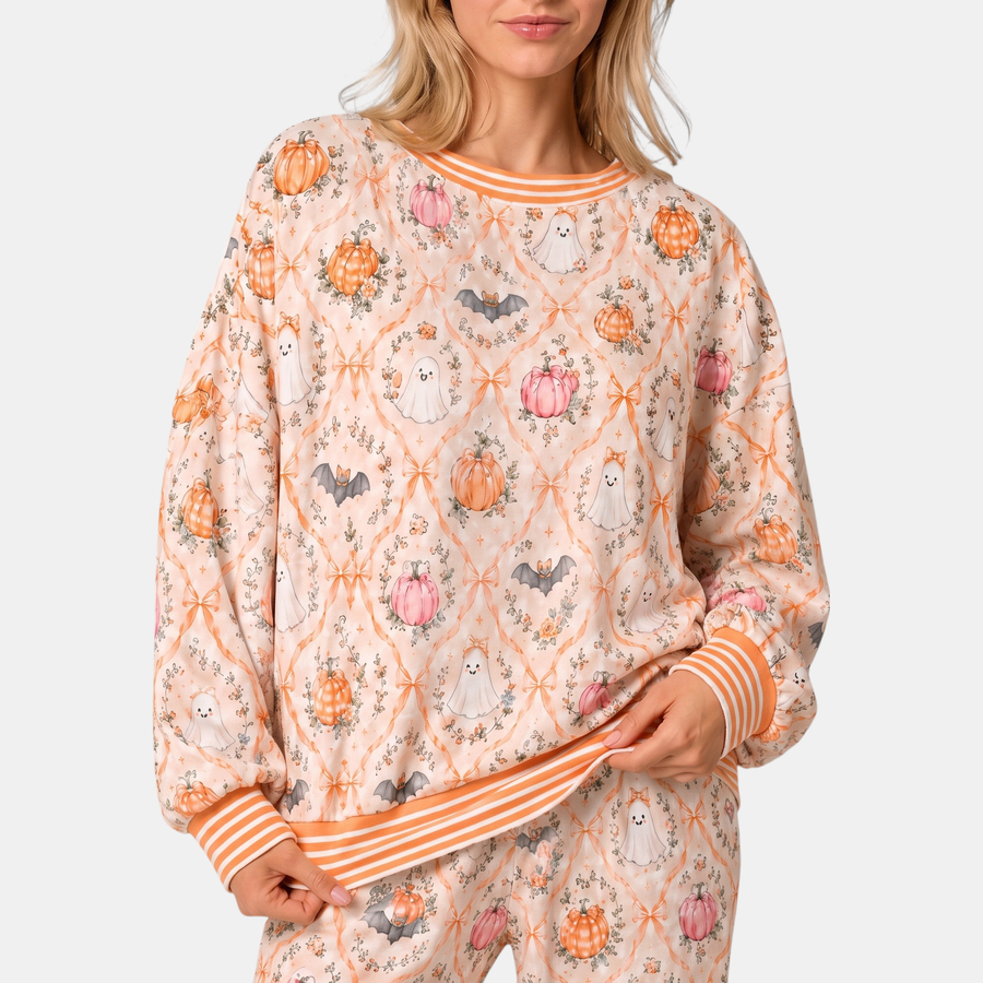 Women's Pajama Sets Long Sleeve Jogger Two Piece Lounge Set