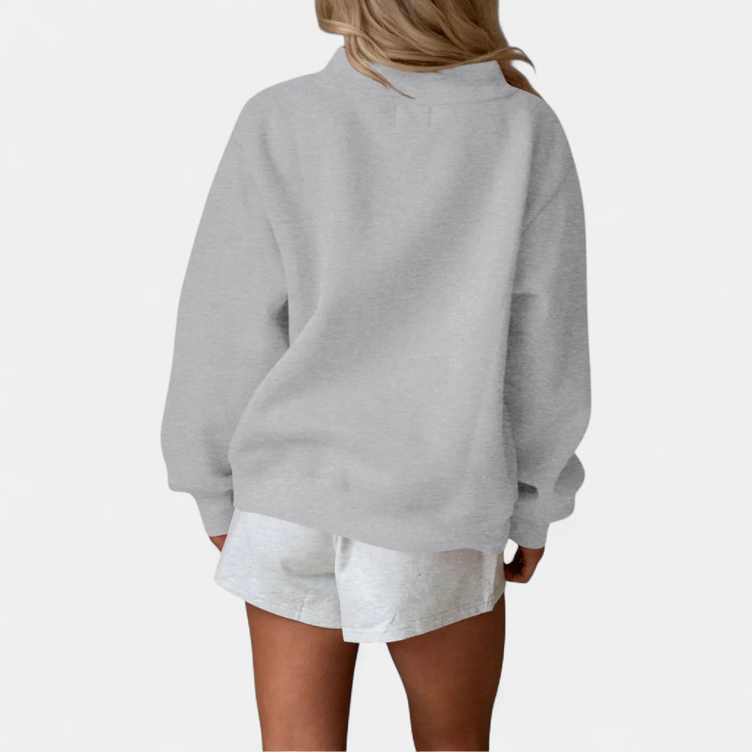 THEODORA™ – Cozy Ribbed Turtleneck Pullover