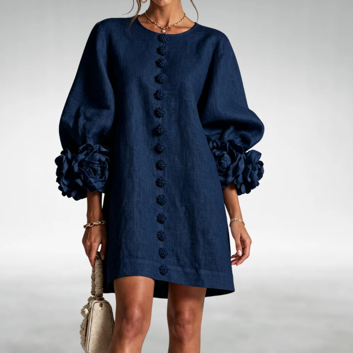 Carmena Floral Sleeve Dress