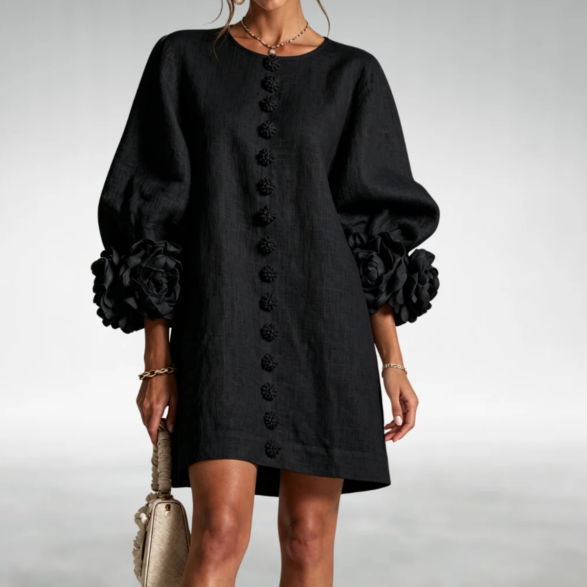 Carmena Floral Sleeve Dress