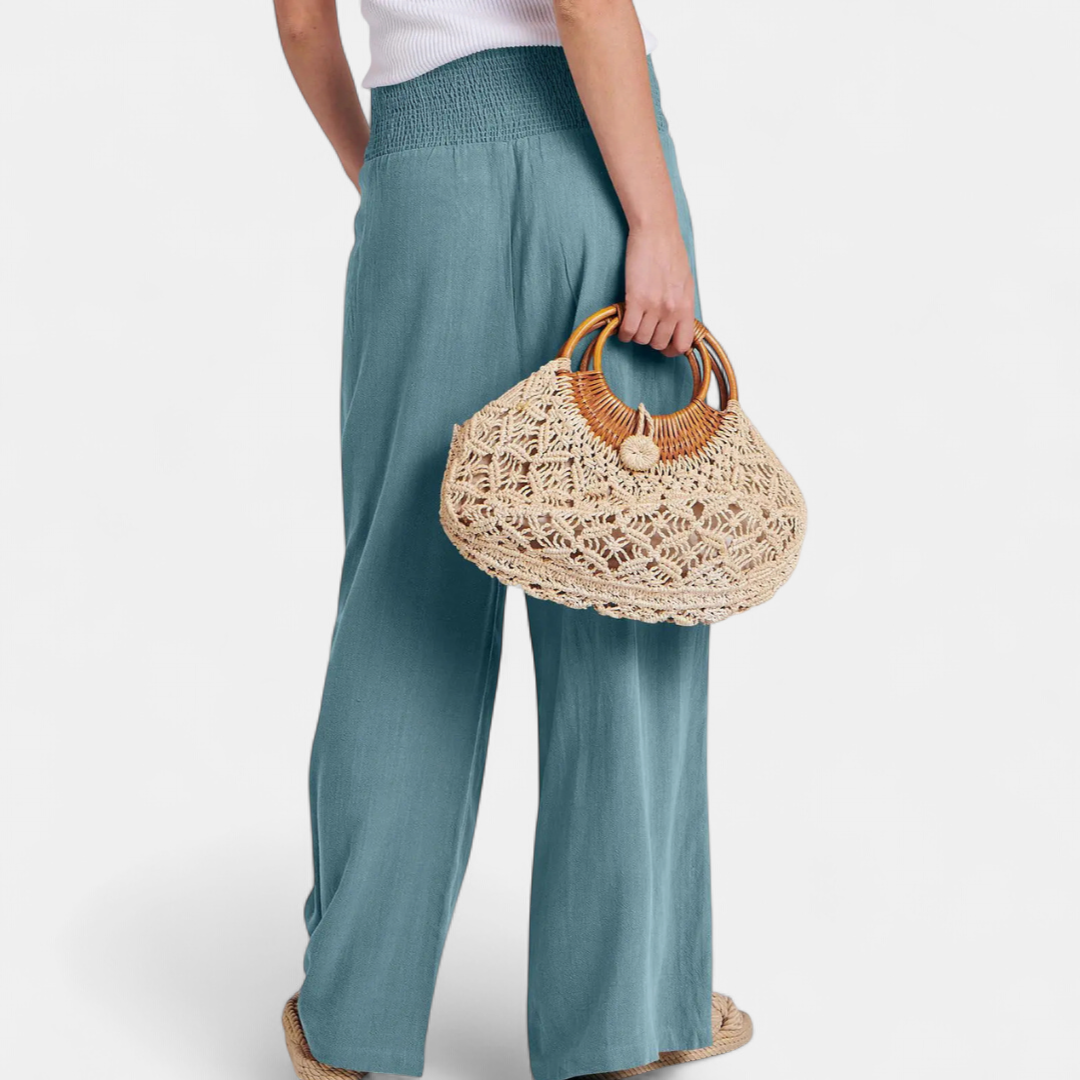BONITA™ – Relaxed Wide Leg Linen Pants