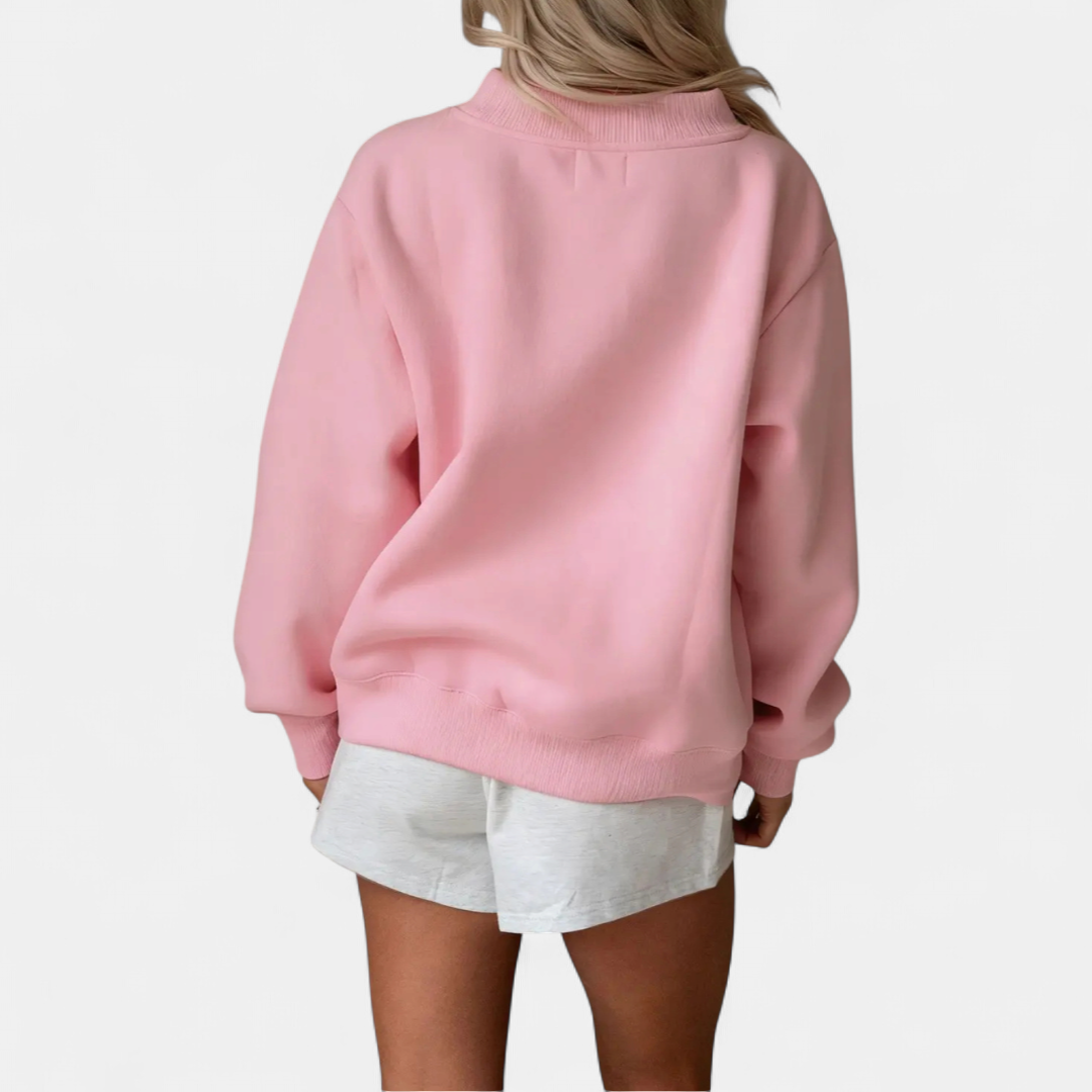 THEODORA™ – Cozy Ribbed Turtleneck Pullover
