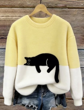 Lottie Cosy Oversized Sweater - Yellow