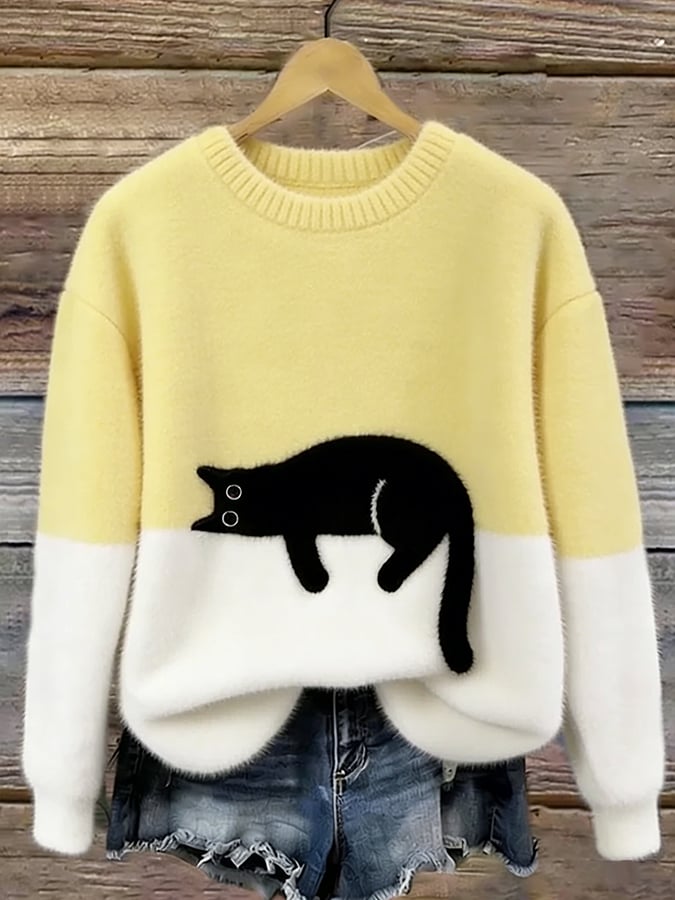 Lottie Cosy Oversized Sweater - Yellow