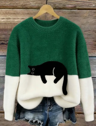 Lottie Cosy Oversized Sweater - Green