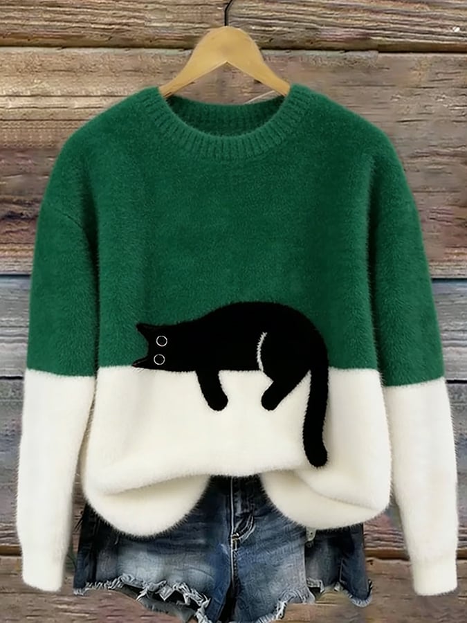 Lottie Cosy Oversized Sweater - Green