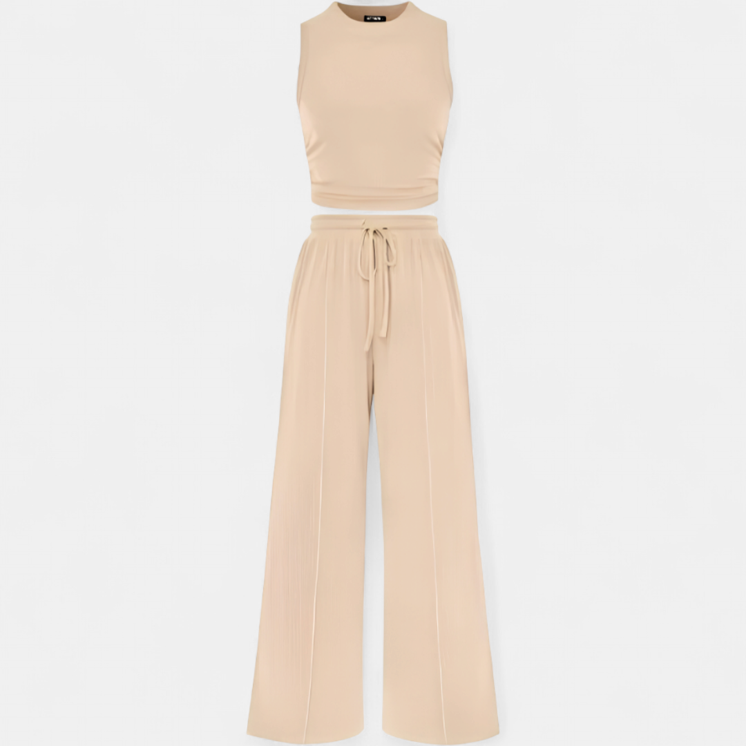 CALLA™ – Relaxed Knit Wide-Leg Lounge Set