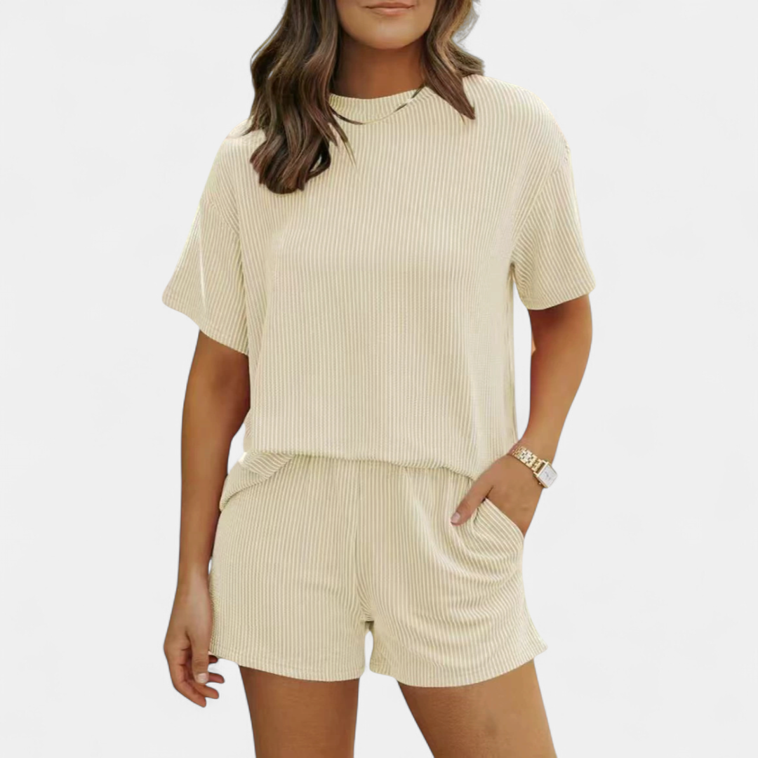 REESE™ – Ribbed Relaxed Two-Piece Lounge Set
