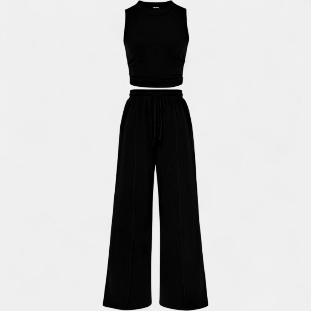 CALLA™ – Relaxed Knit Wide-Leg Lounge Set