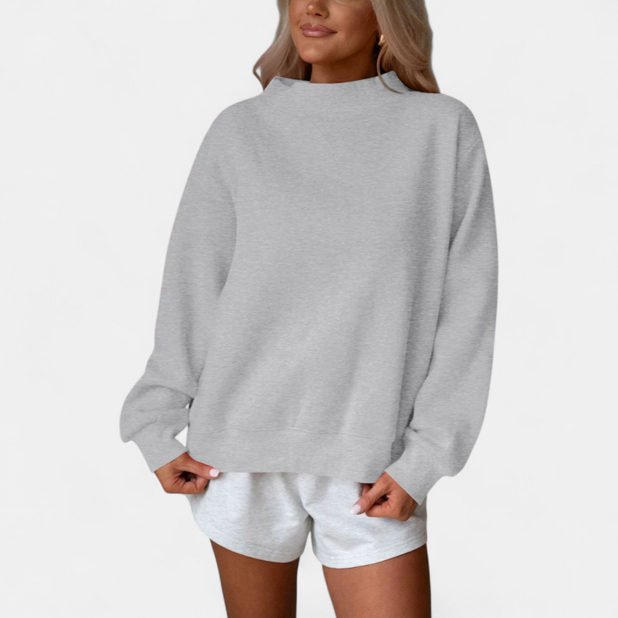 THEODORA™ – Cozy Ribbed Turtleneck Pullover