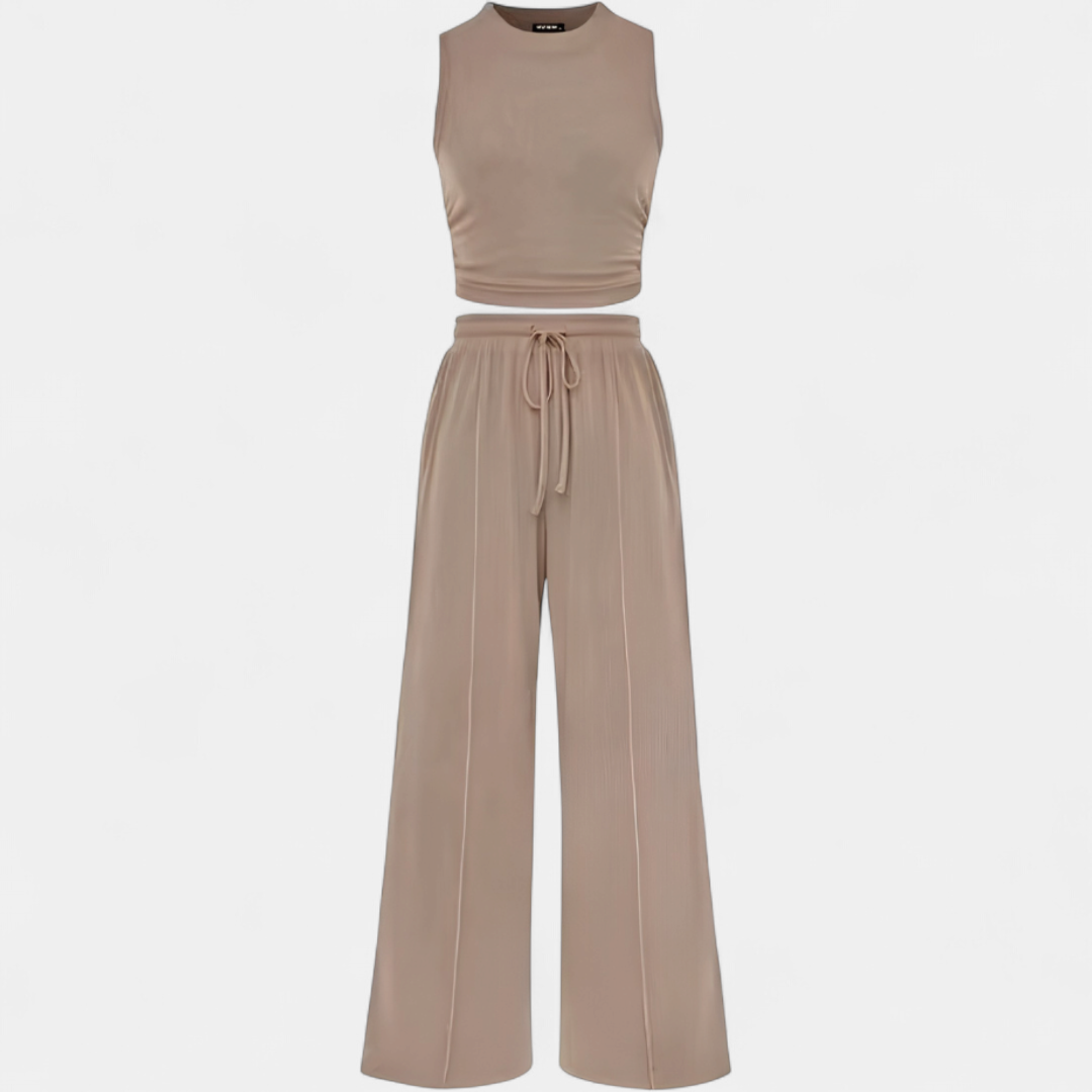 CALLA™ – Relaxed Knit Wide-Leg Lounge Set
