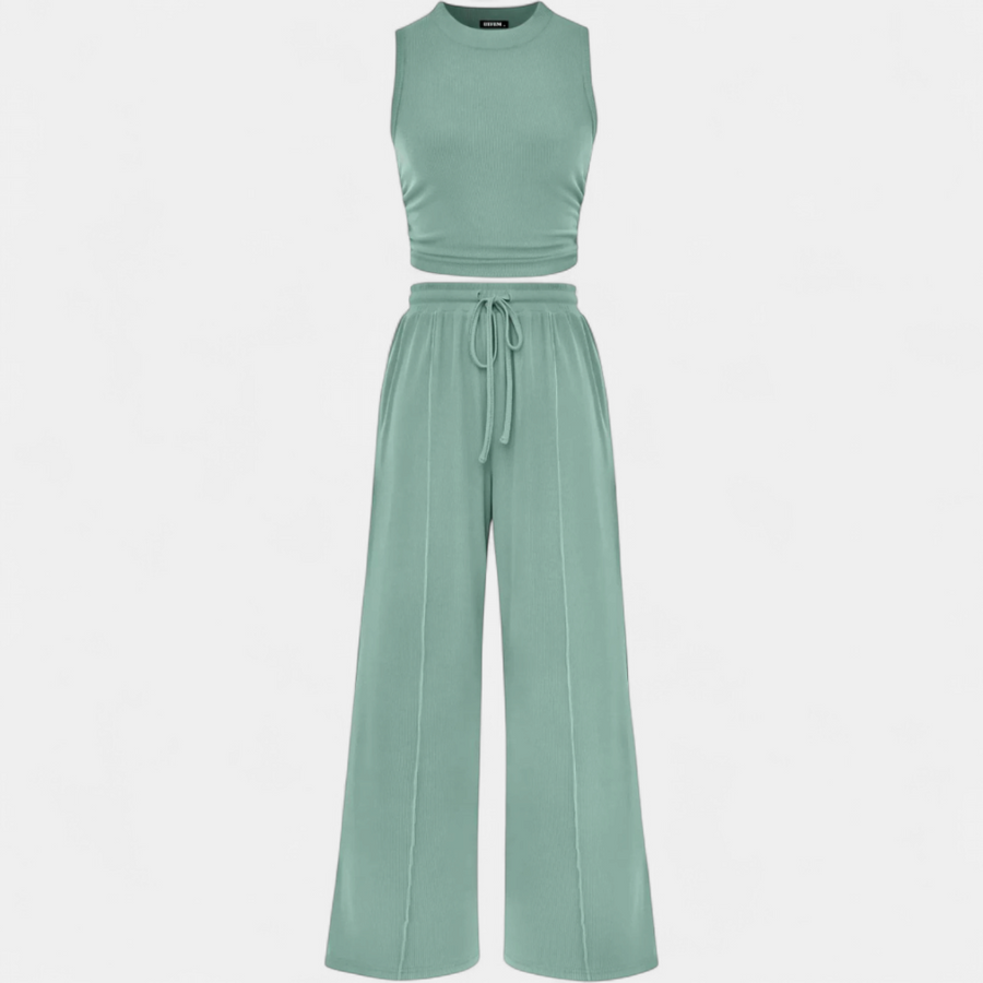 CALLA™ – Relaxed Knit Wide-Leg Lounge Set
