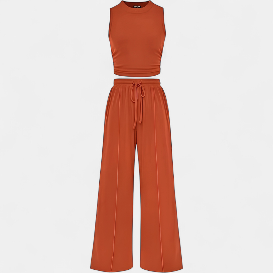 CALLA™ – Relaxed Knit Wide-Leg Lounge Set