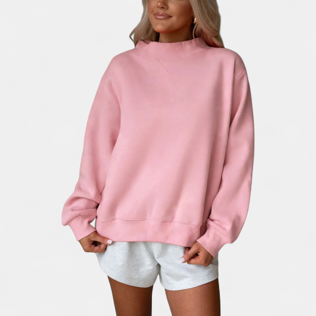 THEODORA™ – Cozy Ribbed Turtleneck Pullover