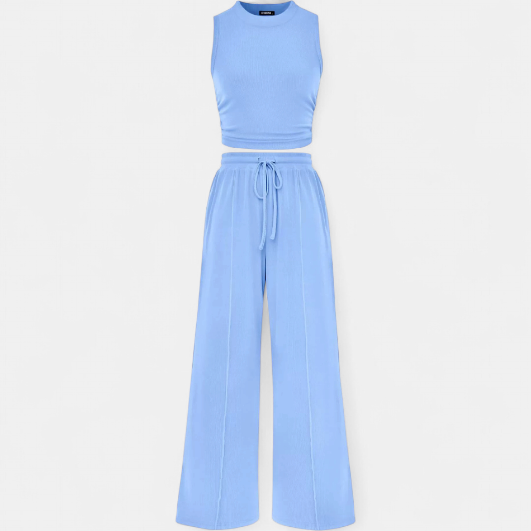 CALLA™ – Relaxed Knit Wide-Leg Lounge Set