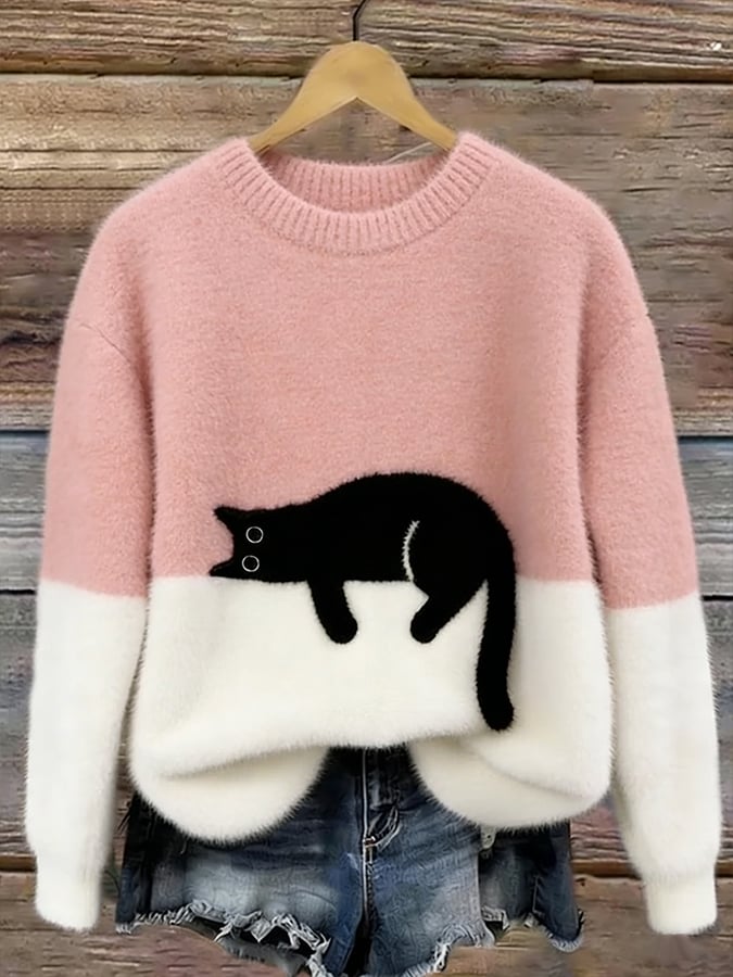 Lottie Cosy Oversized Sweater - Pink