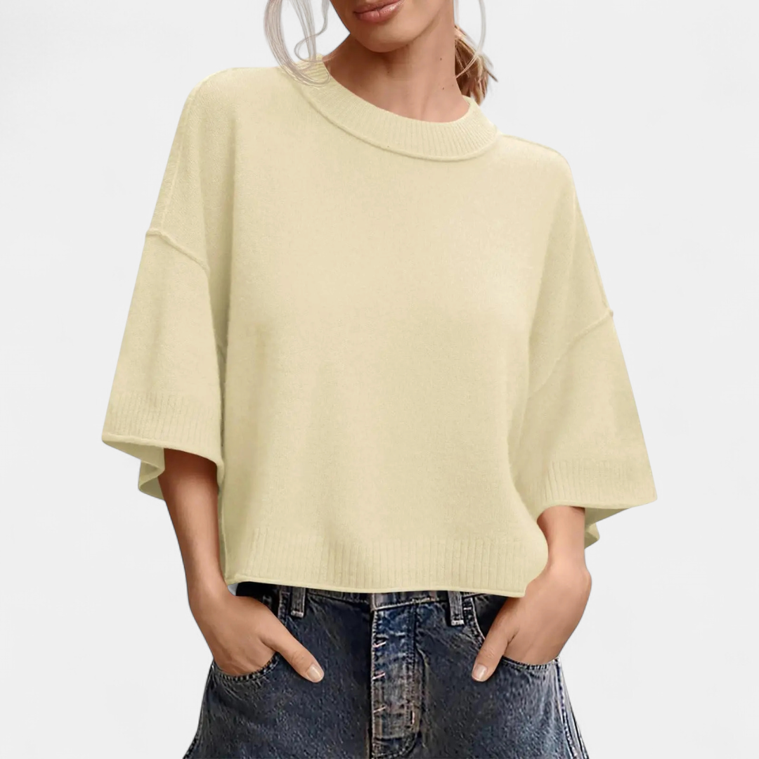 BREELAN™ – Casual Round Neck Knit Top