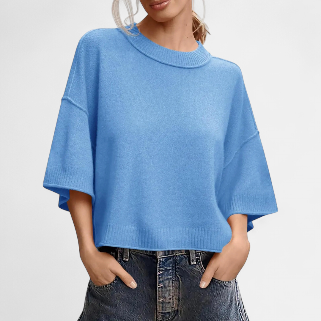 BREELAN™ – Casual Round Neck Knit Top