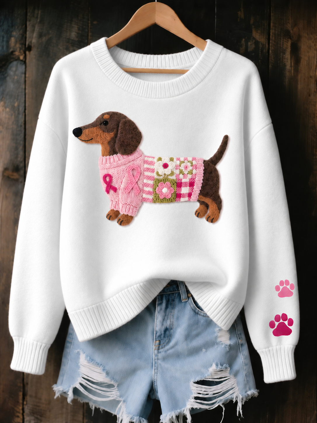 Myron Casual Jumper - White