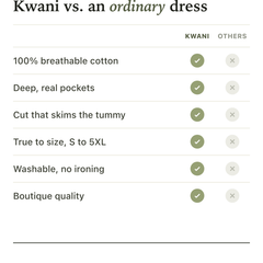 Kwani versus an ordinary summer dress comparison